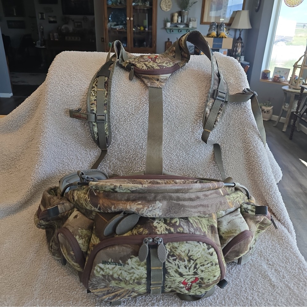 Badlands Monster Fanny Pack Approach Camouflage Hunting Pack Lumber Support